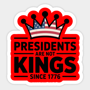 No-kings-in-america Sticker